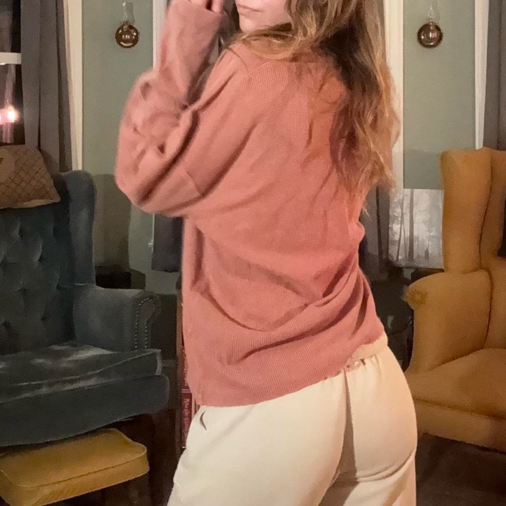 Time and Tru Women's Warm salmon Sweater